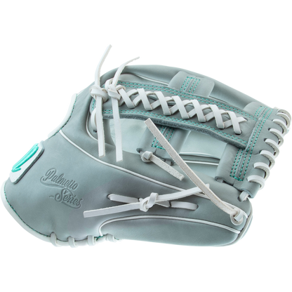A Marucci Palmetto 45A5 12" Fastpitch Glove (MFG3PL45A5FP-GY) is displayed on a white background.