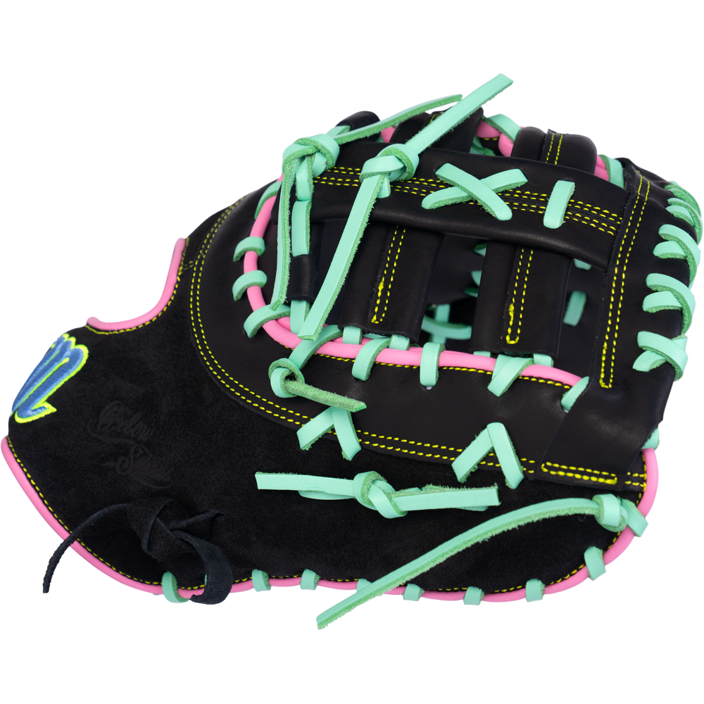 Marucci Oxbow 38S1 12.75" Baseball First Base Mitt: MFG4OX38S1-BK/RO