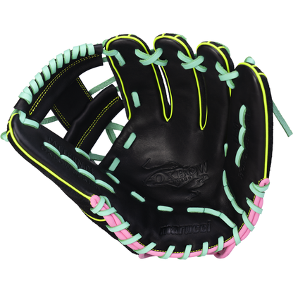 Marucci Oxbow 43A2 11.5" Baseball Glove: MFG4OX43A2-BK/RO