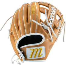 The Marucci Oxbow 44A5FP 11.75" Fastpitch Glove (MFGOX44A5FP-TF) features full-grain cowhide leather, a signature Marucci logo, and a durable braided post.