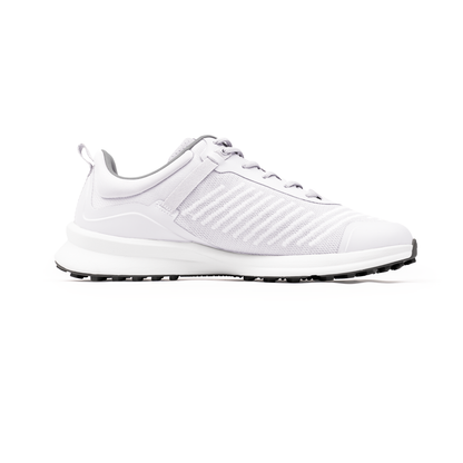 The Marucci CFT Turf Shoes: MFWCTT feature a textured knit upper, white laces, and a thick cushioned sole with a traction rubber outsole. Shown in side profile on a plain white background.