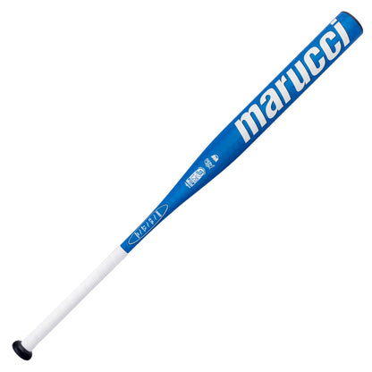 The 2025 Marucci Chocolate Crush 12.75" Loaded NSA USSSA Slowpitch Softball Bat (MSPCCB1LU) features advanced DisRupt Barrel technology and a distinctive design, proudly displaying the Marucci brand name.