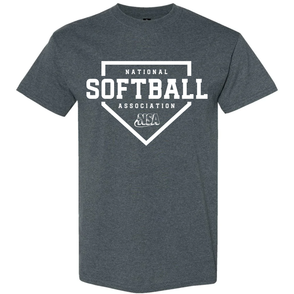 National Softball Association NSA Home Plate Short Sleeve Shirt