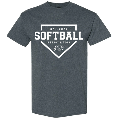 National Softball Association NSA Home Plate Short Sleeve Shirt