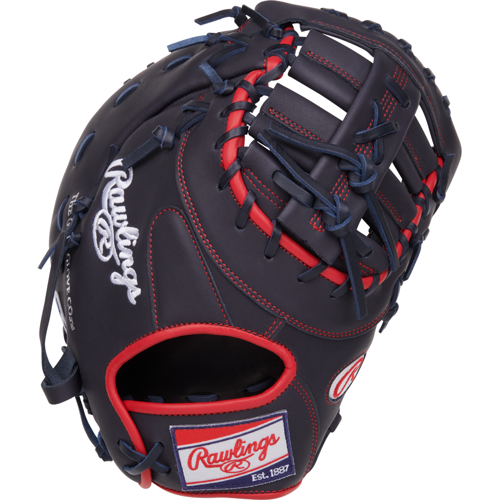 A Rawlings NXT 12.25" Baseball First Base Mitt (NXTDCTU-10N) from Rawlings is shown on a white background.