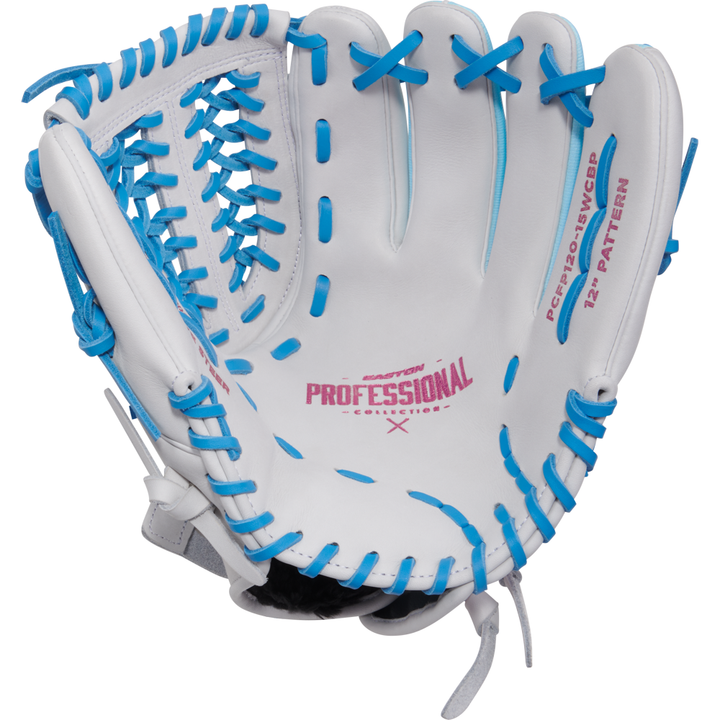 Easton Professional Collection Color Splash 12" Fastpitch Softball Glove: PCFP120-15WCBP