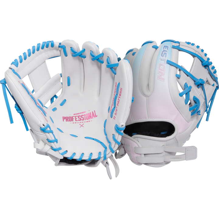 Easton Professional Collection Color Splash 11.75" Fastpitch Softball Glove: PCFP715-2WCBP