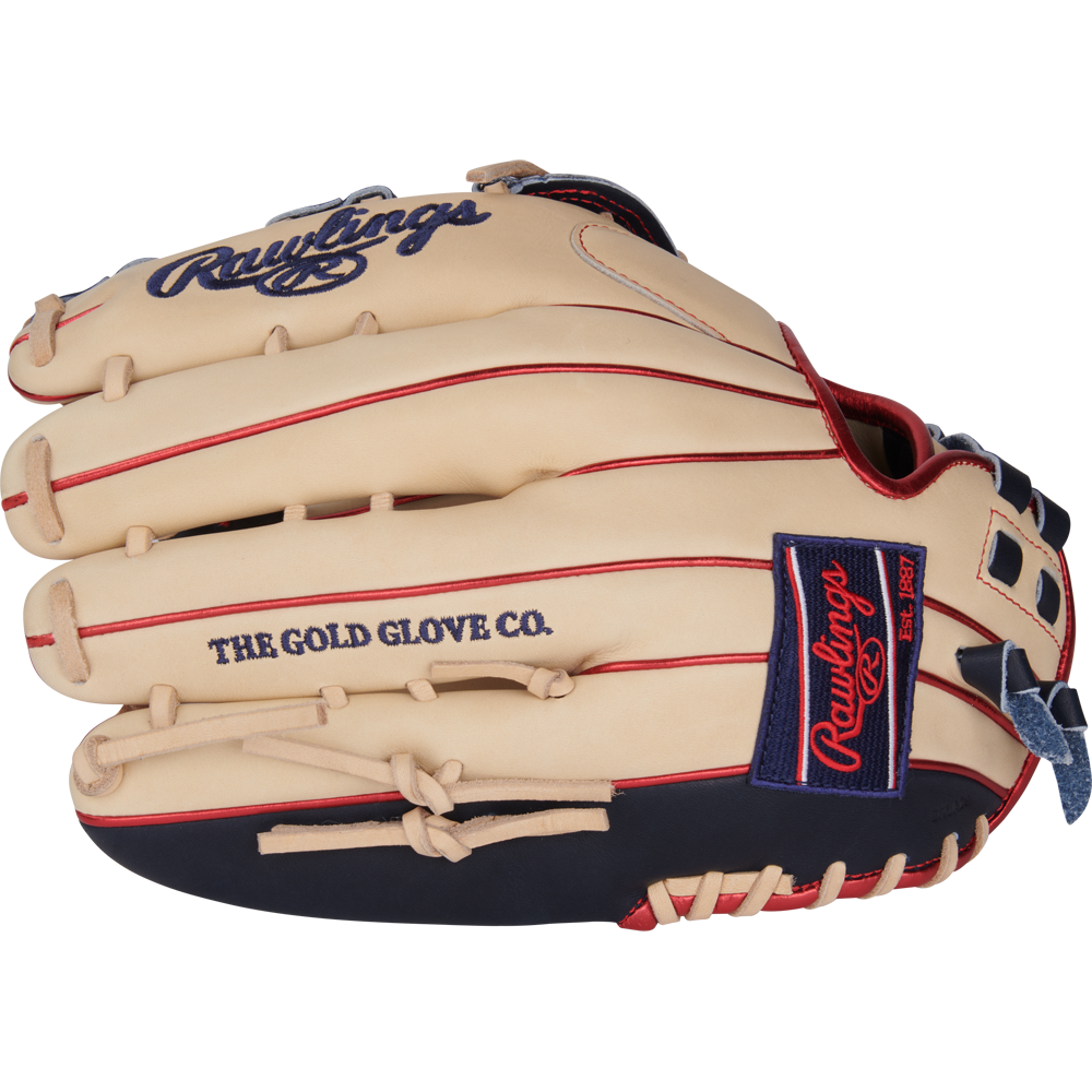 The Rawlings Heart of the Hide 12.75" Fastpitch Glove (PRO1275SB-6CN) is shown on a white background.