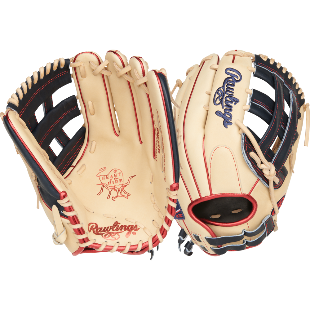 The Rawlings Heart of the Hide 12.75" Fastpitch Glove (PRO1275SB-6CN) is shown on a white background.