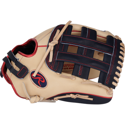 The Rawlings Heart of the Hide 12.75" Fastpitch Glove (PRO1275SB-6CN) is displayed on a white background.