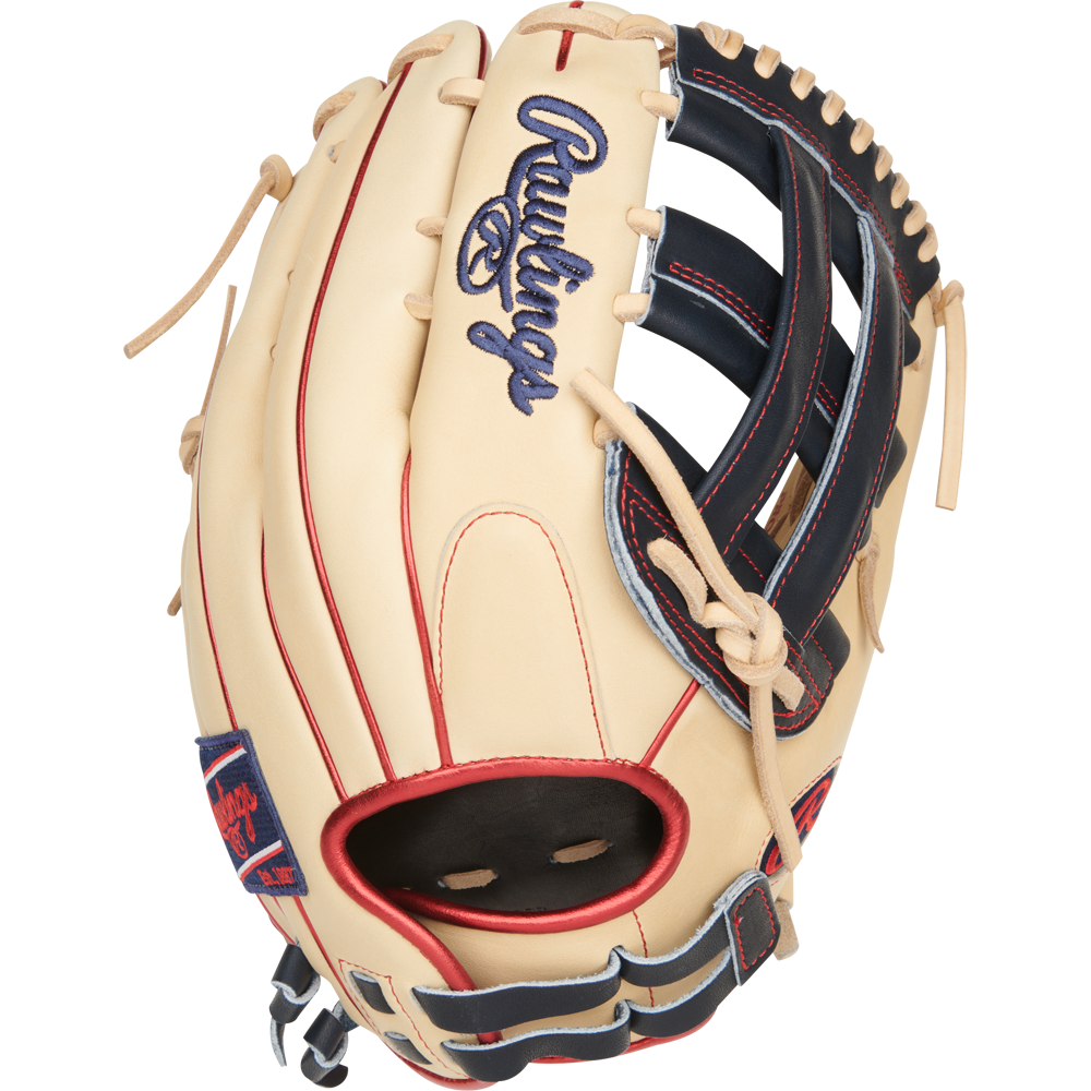 A Rawlings Heart of the Hide 12.75" Fastpitch Glove (PRO1275SB-6CN) is displayed on a white background.