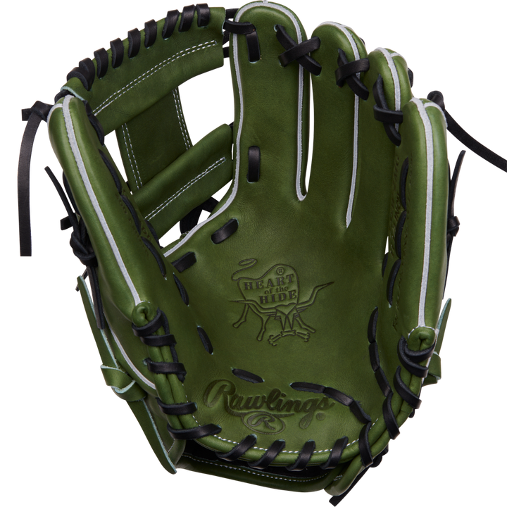 Rawlings Heart of the Hide 11.5" Military Green Baseball Glove: PRO204W-2MG