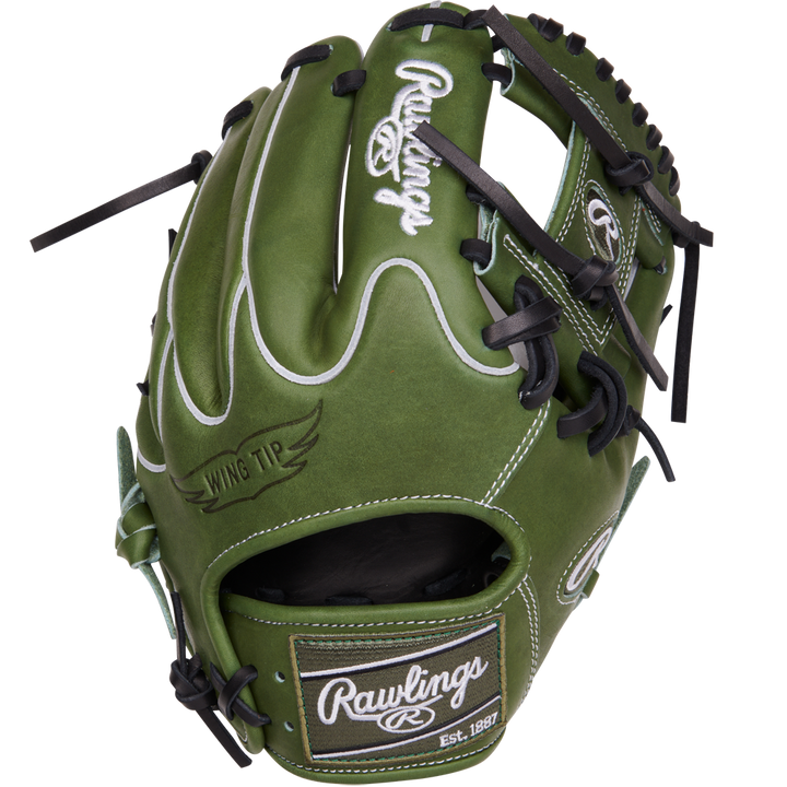 Rawlings Heart of the Hide 11.5" Military Green Baseball Glove: PRO204W-2MG