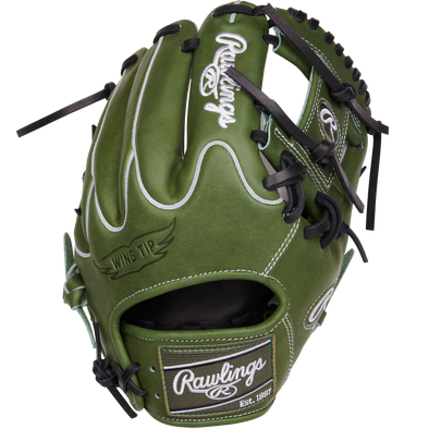 Rawlings Heart of the Hide 11.5" Military Green Baseball Glove: PRO204W-2MG