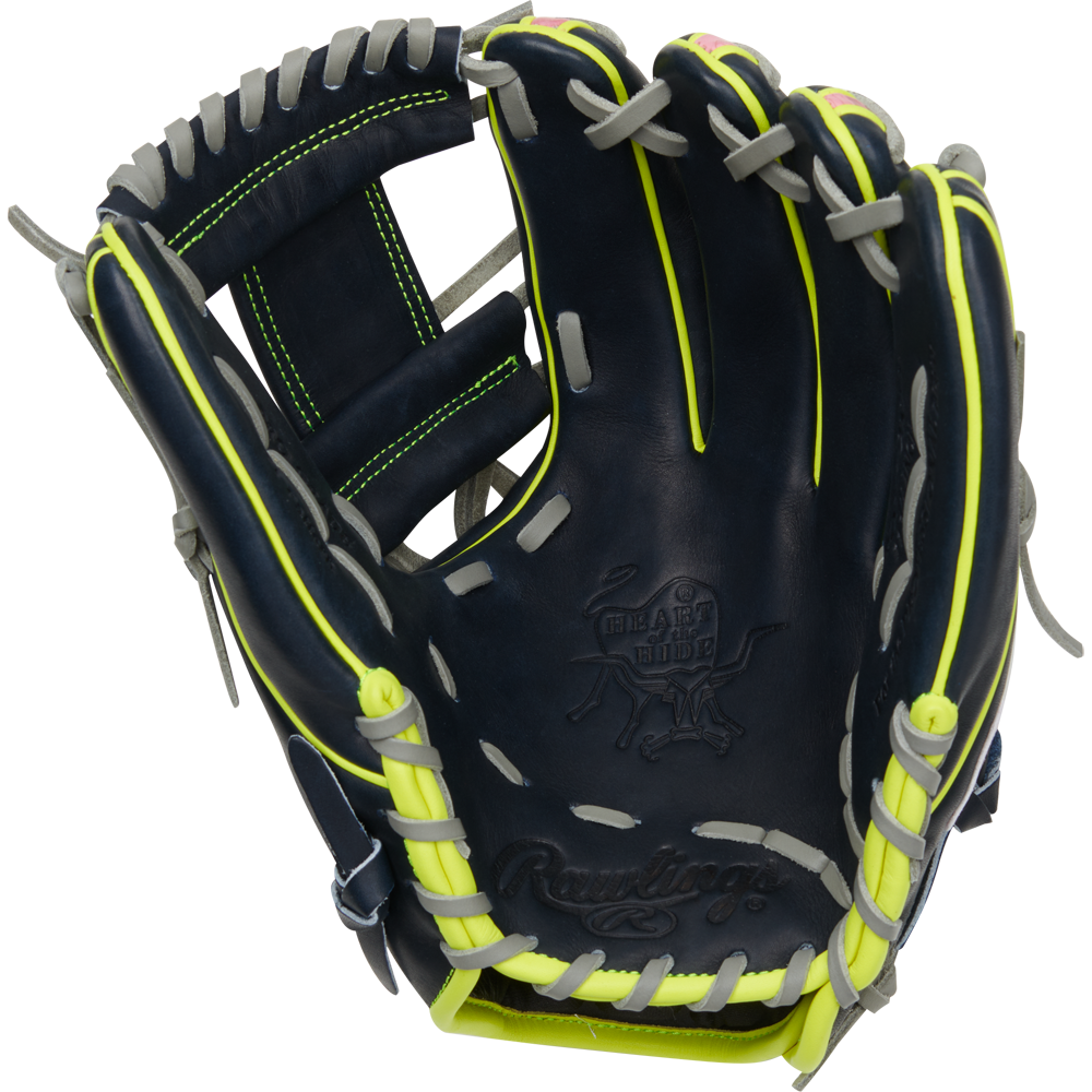 A Rawlings Heart of the Hide 11.75" Baseball Glove (PRO315-2NPY, RGGC November 2024) is displayed on a white background.