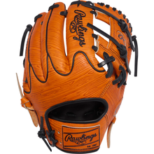 A tan Rawlings Heart of the Hide 11.5" Baseball Glove (PROR204W-2OO) with black laces and branding, shown against a white background.