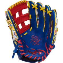 Show off your style with the Rawlings Heart of the Hide 12.75" Color Sync Baseball Glove (PROR3039-6RSS), featuring a bold and eye-catching design perfect for outfielders.