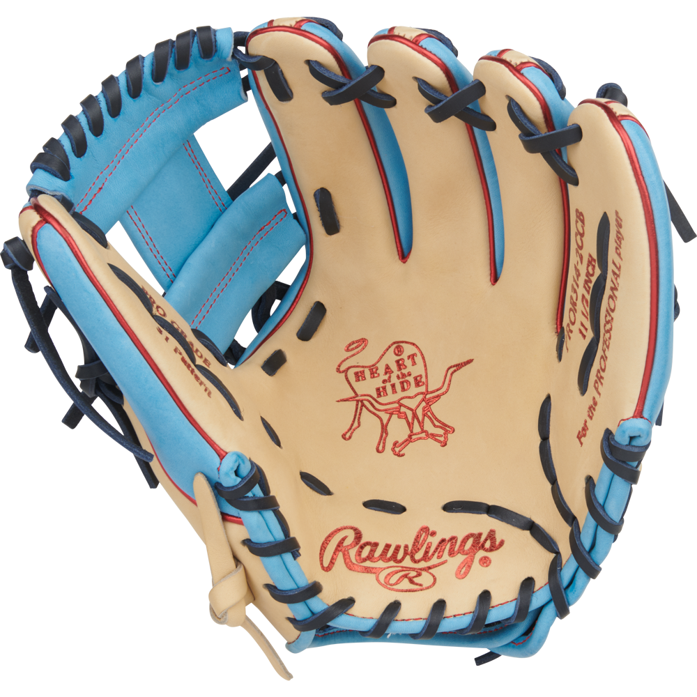 The Rawlings Heart of the Hide 11.5" Baseball Glove (PROR314-2CCB) by Rawlings is displayed on a crisp white background.