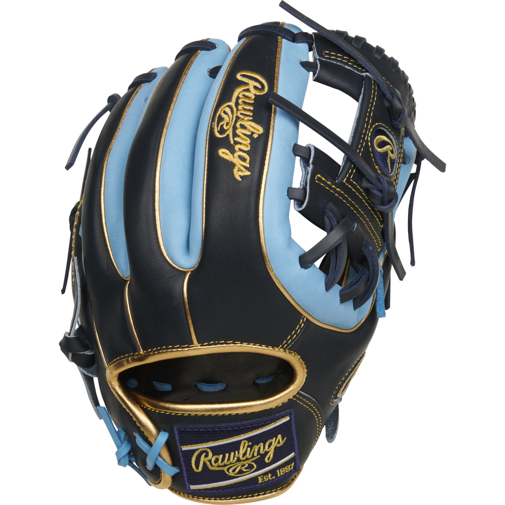 The Rawlings Heart of the Hide 11.5" R2G Baseball Glove (RPROR314-2NCB) features a classic Rawlings logo, premium craftsmanship, and advanced R2G technology for top performance.