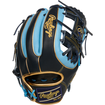 The Rawlings Heart of the Hide 11.5" R2G Baseball Glove (RPROR314-2NCB) features a classic Rawlings logo, premium craftsmanship, and advanced R2G technology for top performance.