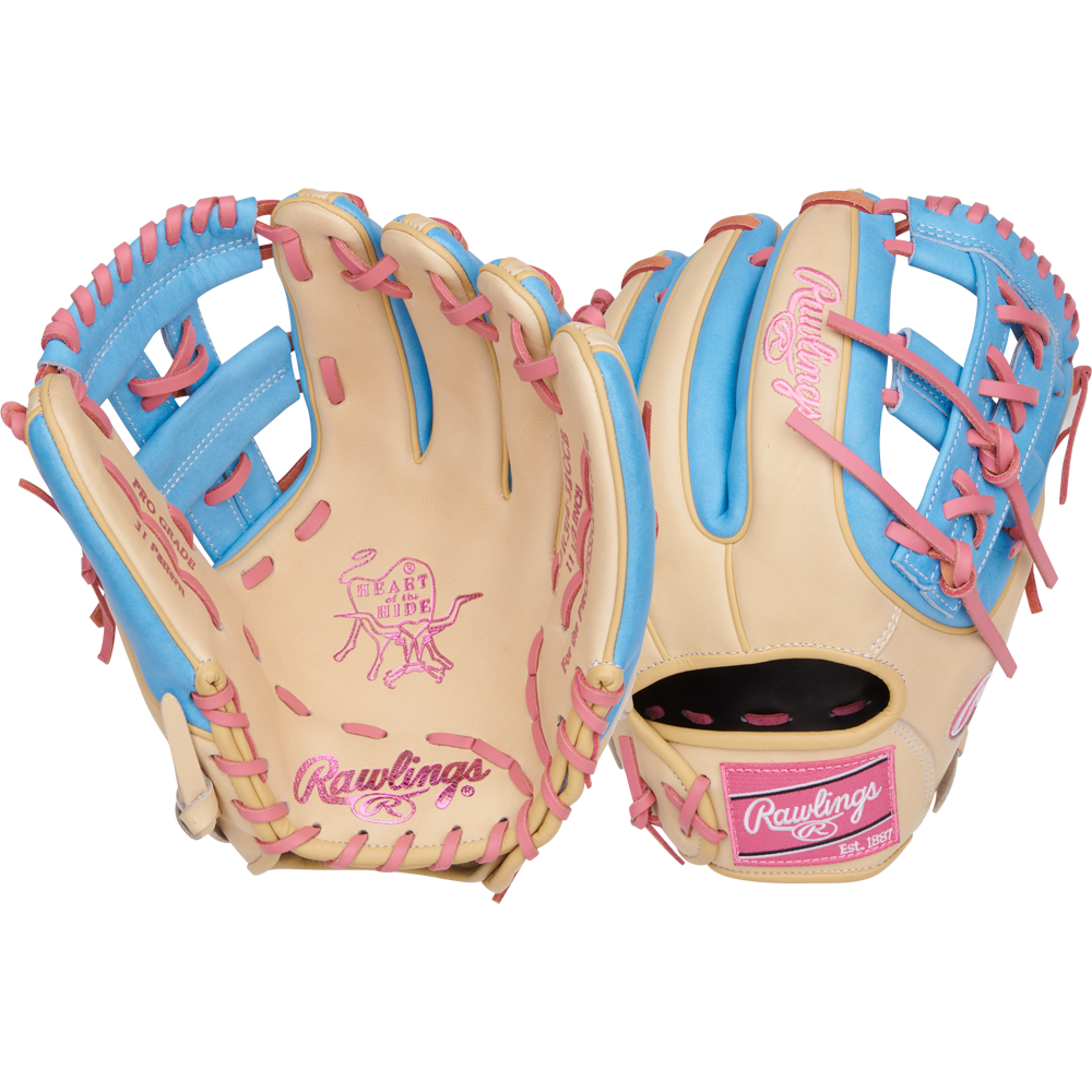 A Rawlings Heart of the Hide 11.5" Baseball Glove (PROR314-32CCB) is shown on a white background.
