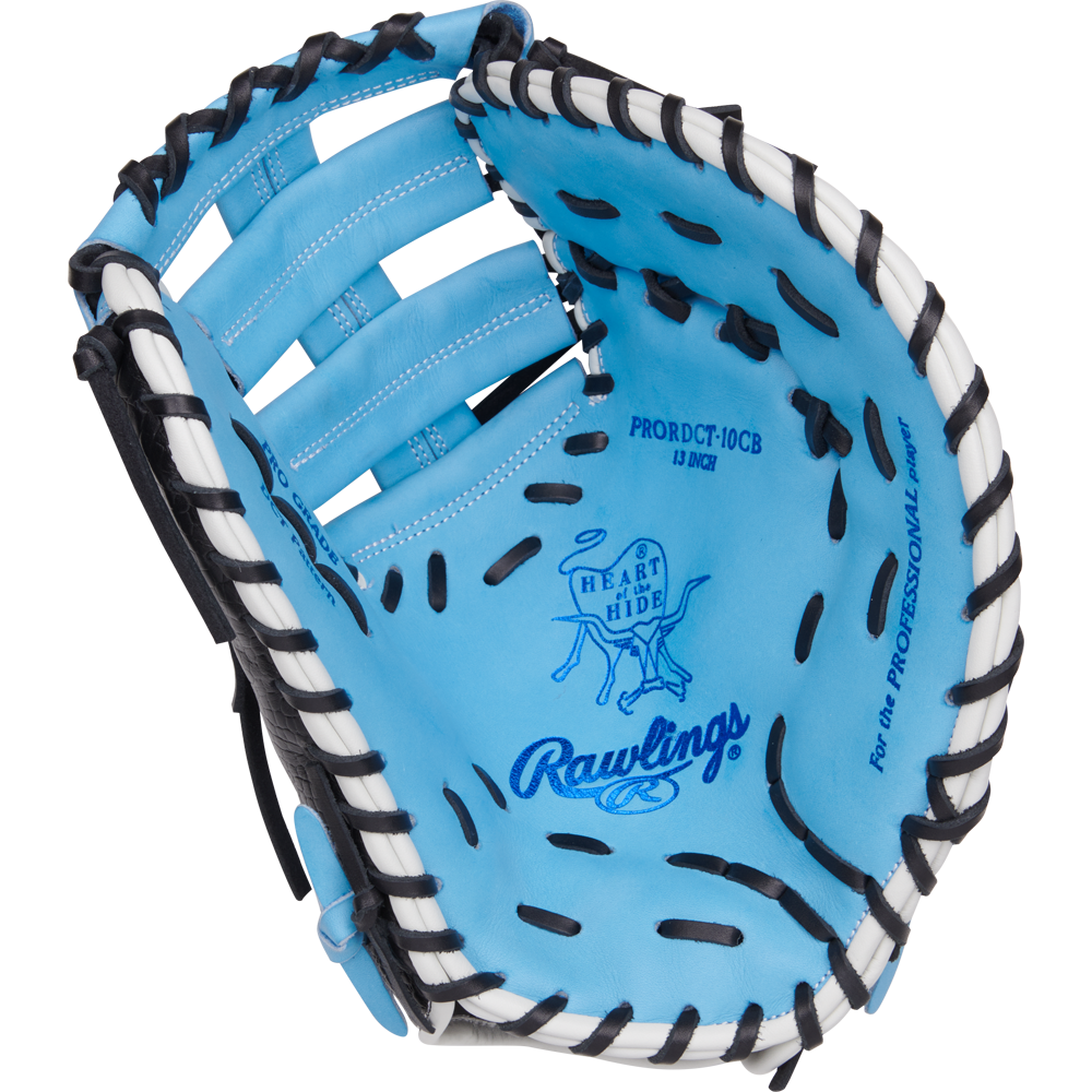 Rawlings Heart of the Hide 13" Baseball First Base Mitt: PRORDCT-10CB, blue and black.