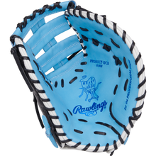 Rawlings Heart of the Hide 13" Baseball First Base Mitt: PRORDCT-10CB, blue and black.