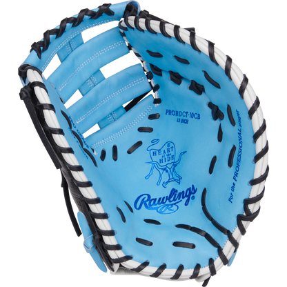 Rawlings Heart of the Hide 13" Baseball First Base Mitt: PRORDCT-10CB, blue and black.