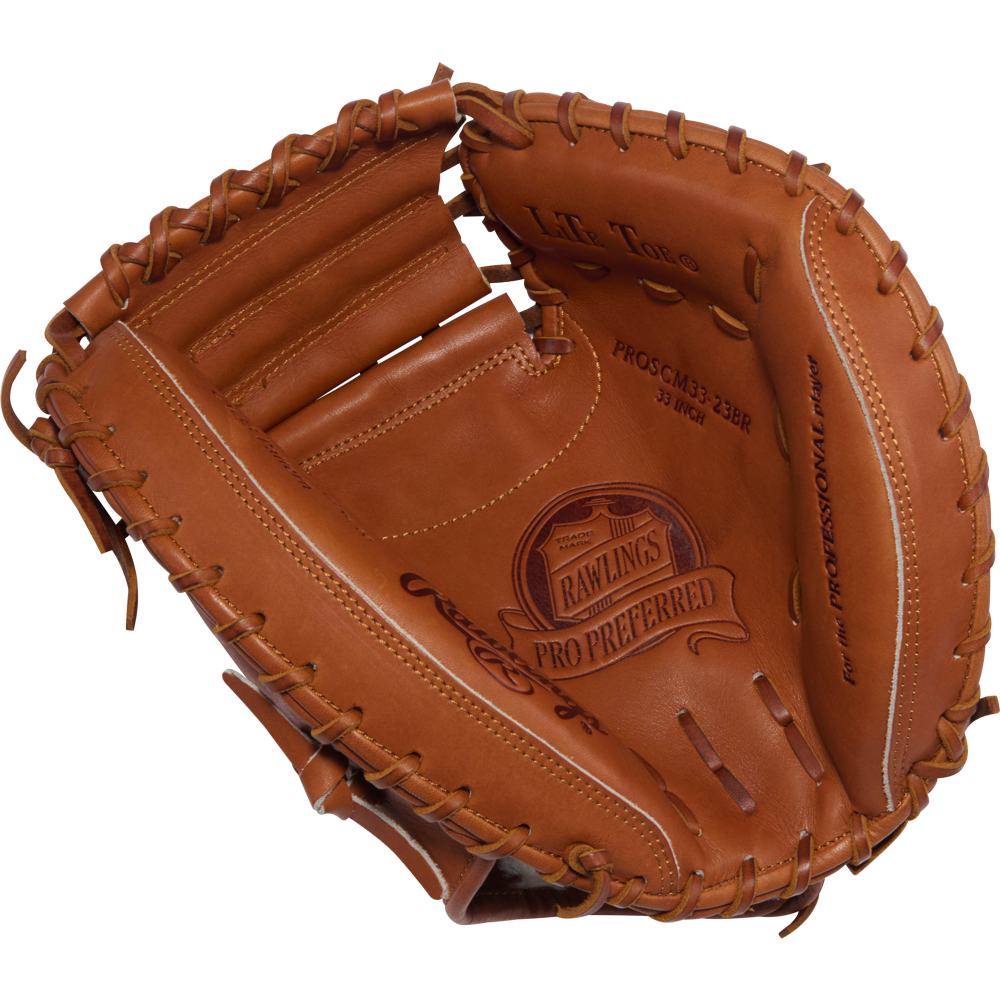 Rawlings Pro Preferred 33" Baseball Catcher's Mitt: PROSCM33-23BR