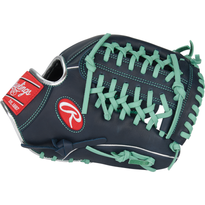 The Rawlings R9 11.75" Baseball Glove (R9205-4N) features a red Rawlings logo.