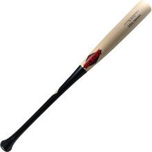 The Old Hickory RA13 Steel Pressed Maple Wood Bat features a natural light wood barrel, black handle, and the red Hickory logo with model info near the barrel for a classic, durable design.
