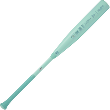 A light turquoise 2026 Rawlings Icon (-3) BBCOR Baseball Bat (RBB6I3 DEMO) with a black grip and "ZOMBIE" and "Rawlings" on the barrel is shown diagonally against a plain white background.