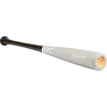 The Rawlings Big Stick Elite -3 Wood Composite Baseball Bat (RBSC110) features a white handle and durable maple bamboo construction.