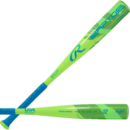 2026 Rawlings Raptor (-12) 2 1/4" USA T-Ball Baseball Bat: RTB6R12