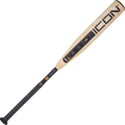 The 2025 Rawlings ICON (-8) 2 5/8" USA Baseball Bat (RUS5I8) is a top youth baseball bat, featuring a black handle and excellent performance for young players.