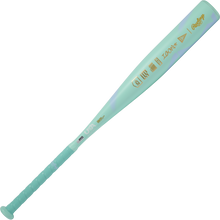 A 2026 Rawlings ICON CHOSEN ONE (-10) 2 5/8" USA Baseball Bat: RUS6IONE10 with a wrapped handle, turquoise finish, yellow branding, and "The Chosen One" text along the barrel is shown against a plain white background.
