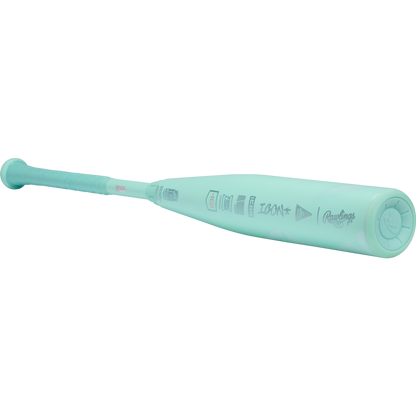 The 2026 Rawlings Icon (-10) USSSA Baseball Bat: RUT6I10, a blue carbon composite bat, is ideal for players aiming for top performance on the field.