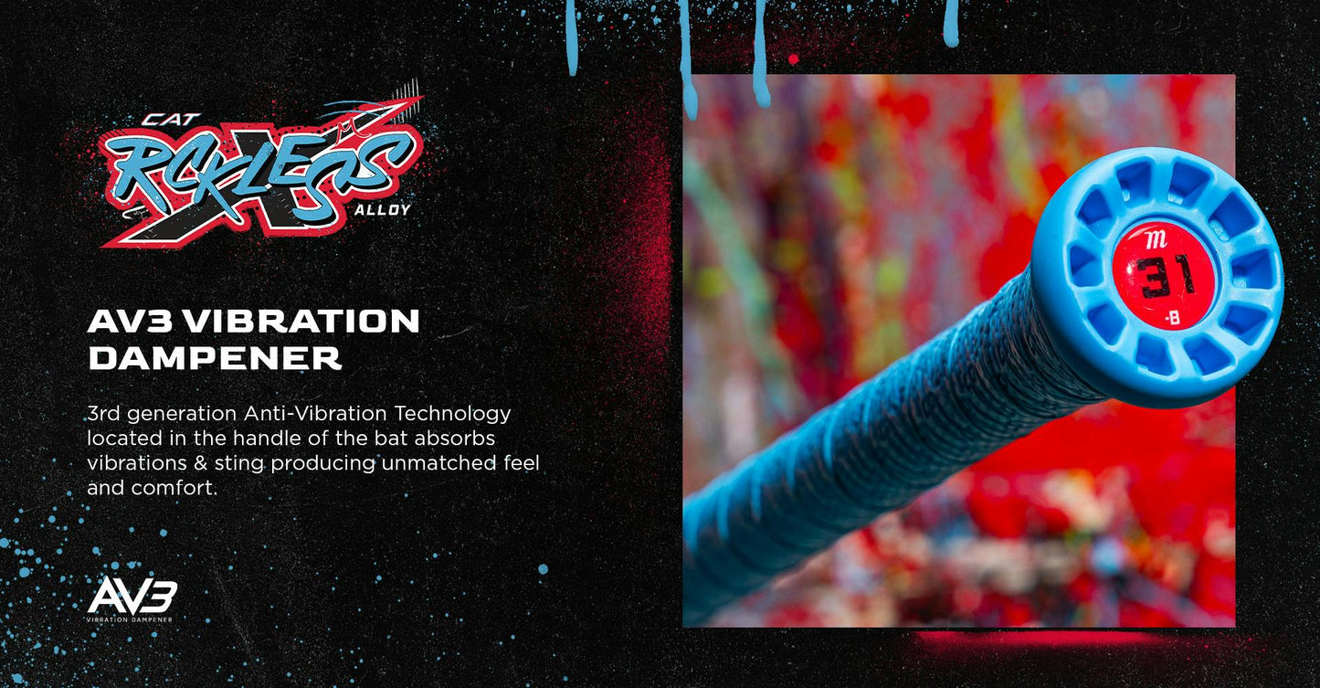 A close-up of a rope, its texture reminiscent of the grip on the Marucci 2026 CAT X RCKLESS (-8) USSSA Baseball Bat (MSBCR8).