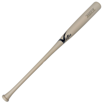 Tan maple Victus Jarren Duran SWOLE16 Pro Reserve Maple Wood Bat with black branding and model text.