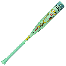 The Victus 2027 Nova Lit Beacon (-10) USSSA bat features a mint green composite XL barrel with a cartoon Statue of Liberty in glasses, red lipstick, and gold chains, plus "Vatos x Venus," echoing bold designs typical of Victus.