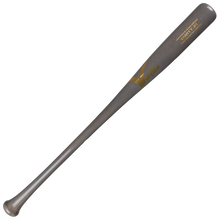 The Victus BWITT JR Youth Pro Reserve Birch Wood Bat (VYRWBWJR) by Victus features a dark gray finish, slightly flared knob, gold text and logo near the barrel, and an end-loaded design. Shown on a plain white background.