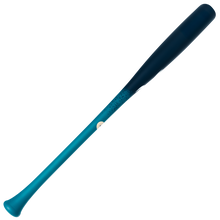 Victus JRODJR Youth Pro Reserve Maple Wood Bat with a two-tone ombre finish fading from dark blue at the barrel to light teal at the handle.