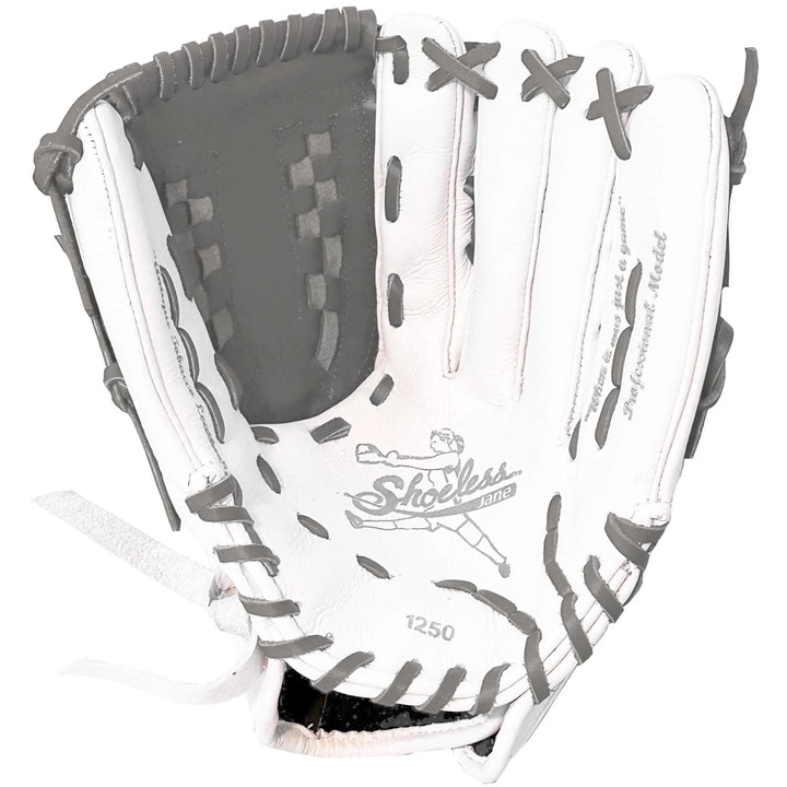 Shoeless Jane Double Play 12.5" Fastpitch Glove: W-GY-1250FPBW