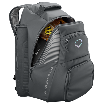 The EvoShield Tone Set Backpack (WB57304) by EvoShield is a grey, water resistant backpack shown on a white background.