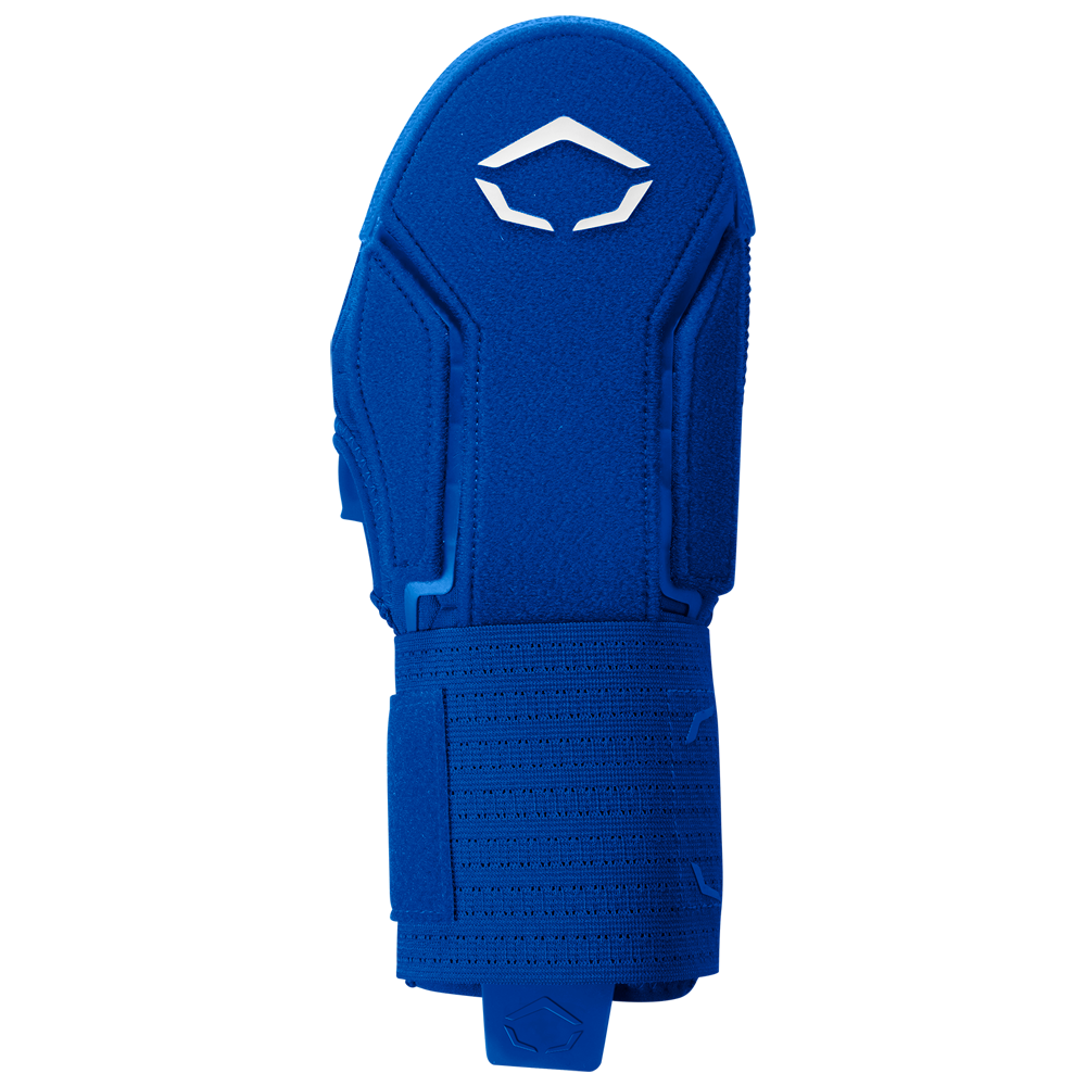 The EvoShield Sliding Mitt 2.0 (WB57537) is a blue sliding mitt with a white logo by EvoShield, offering hand protection during slides.