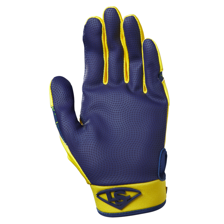 Louisville Slugger Savannah Bananas Youth Genuine V2 Batting Gloves: WB57615
