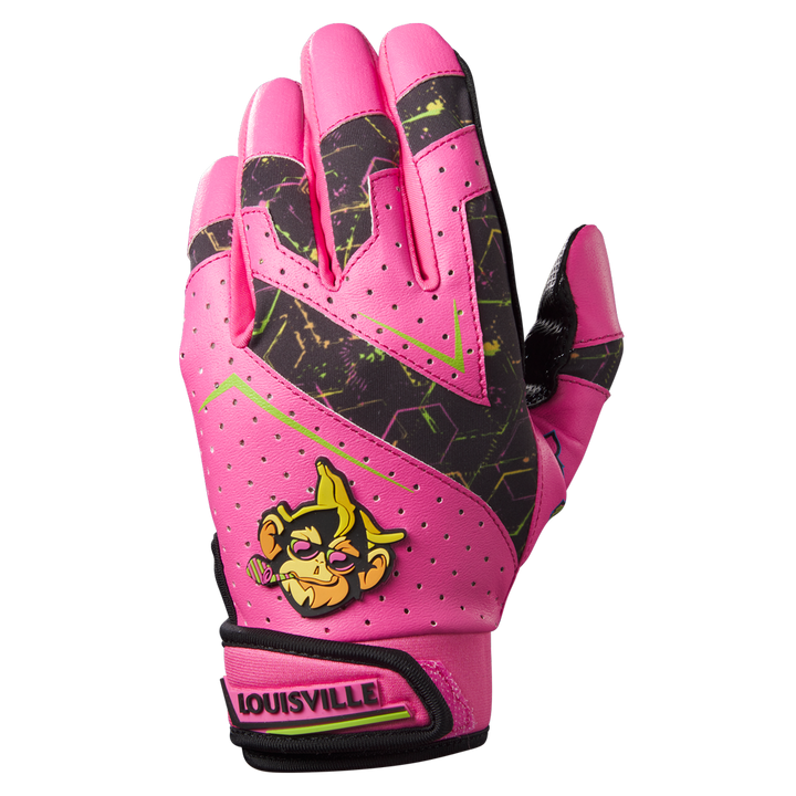 Louisville Slugger Party Animals Youth Genuine V2 Batting Gloves: WB57616