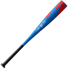 The 2024 DeMarini ZOA (-13) 2 5/8" USA T-Ball Baseball Bat (WBD2480010) features a blue and red design with a black textured grip and white barrel details, all shown against a plain white background.