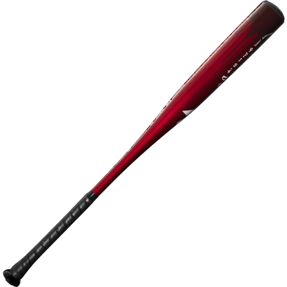 A close-up of the 2025 DeMarini Voodoo One (-3) BBCOR Baseball Bat (WBD2527010 DEMO), showcasing its advanced X14 Alloy Barrel.