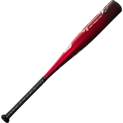 A close-up of the DeMarini 2025 Voodoo One (-10) 2 3/4" USSSA Baseball Bat: WBD2538010 (DEMO), highlighting its precision-engineered X14 Alloy Barrel.